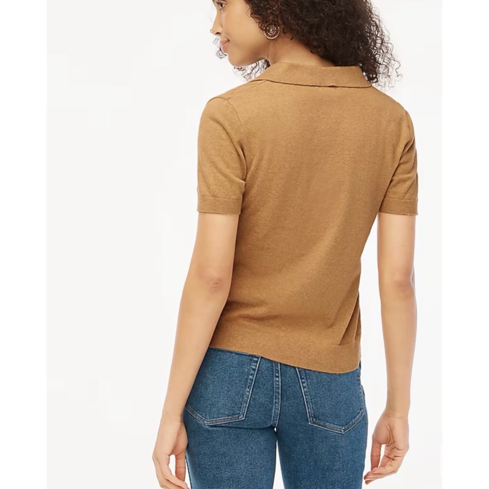 J.Crew Factory Cotton Blend V-Neck Sweater - Picture 3 of 8